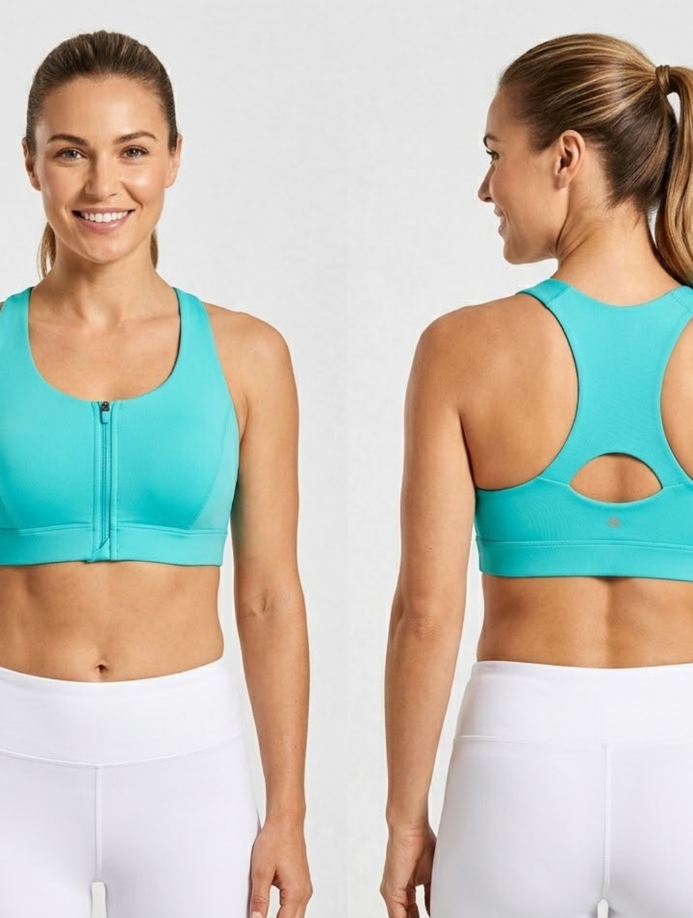 Teal Sports Bra By Tek Gear BUST: 43.5"-47.5"